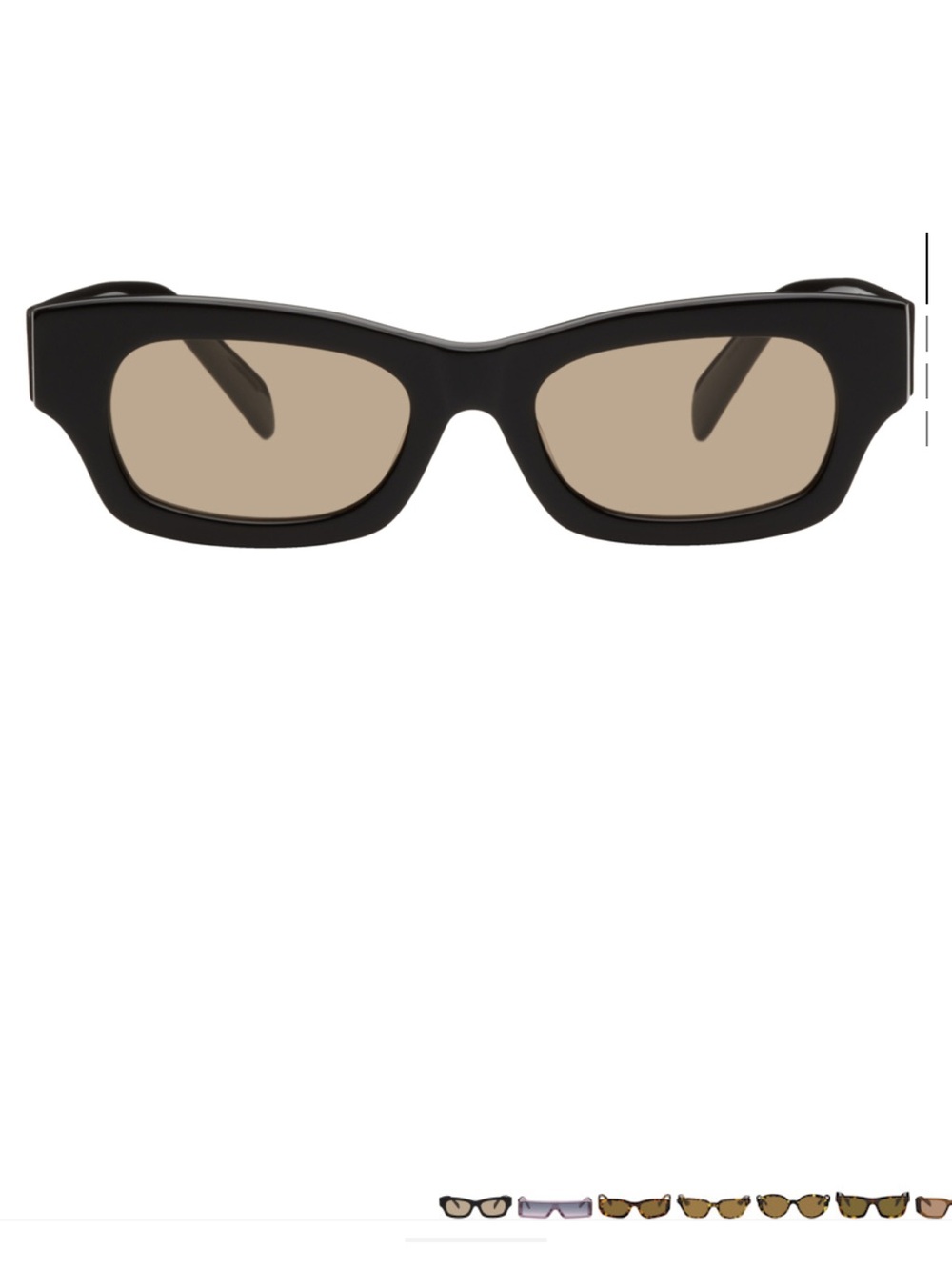 Black Sunglasses with Brown Lenses - Fashion Eyewear